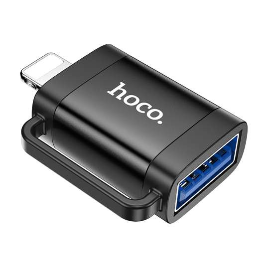 OTG adapter Lightning na USB-A crni