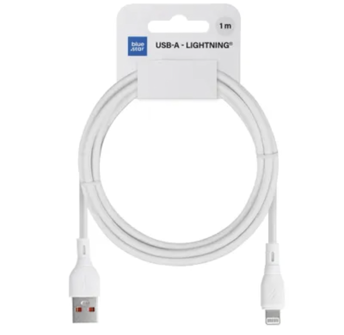 Blue Star USB-A to Lighting kabel ECO 1m bijeli