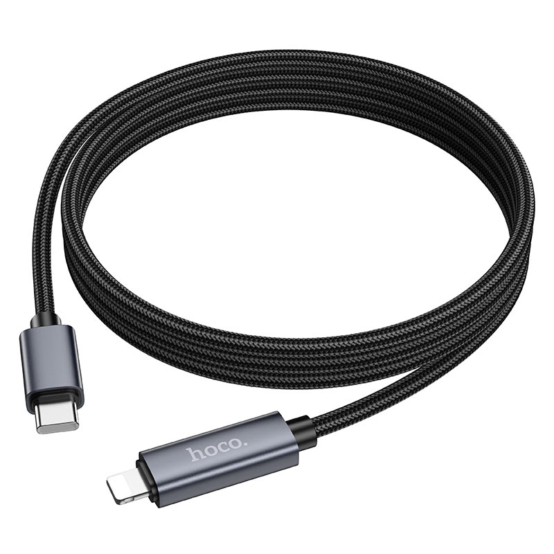 Hoco USB-C na Lightning kabel s displayem 1m